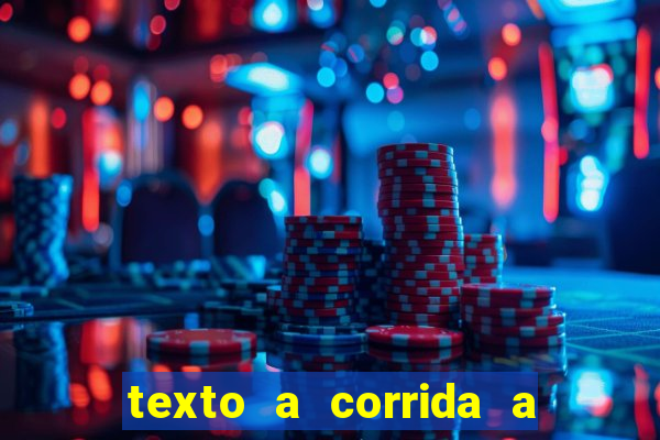 texto a corrida a lagarta lili